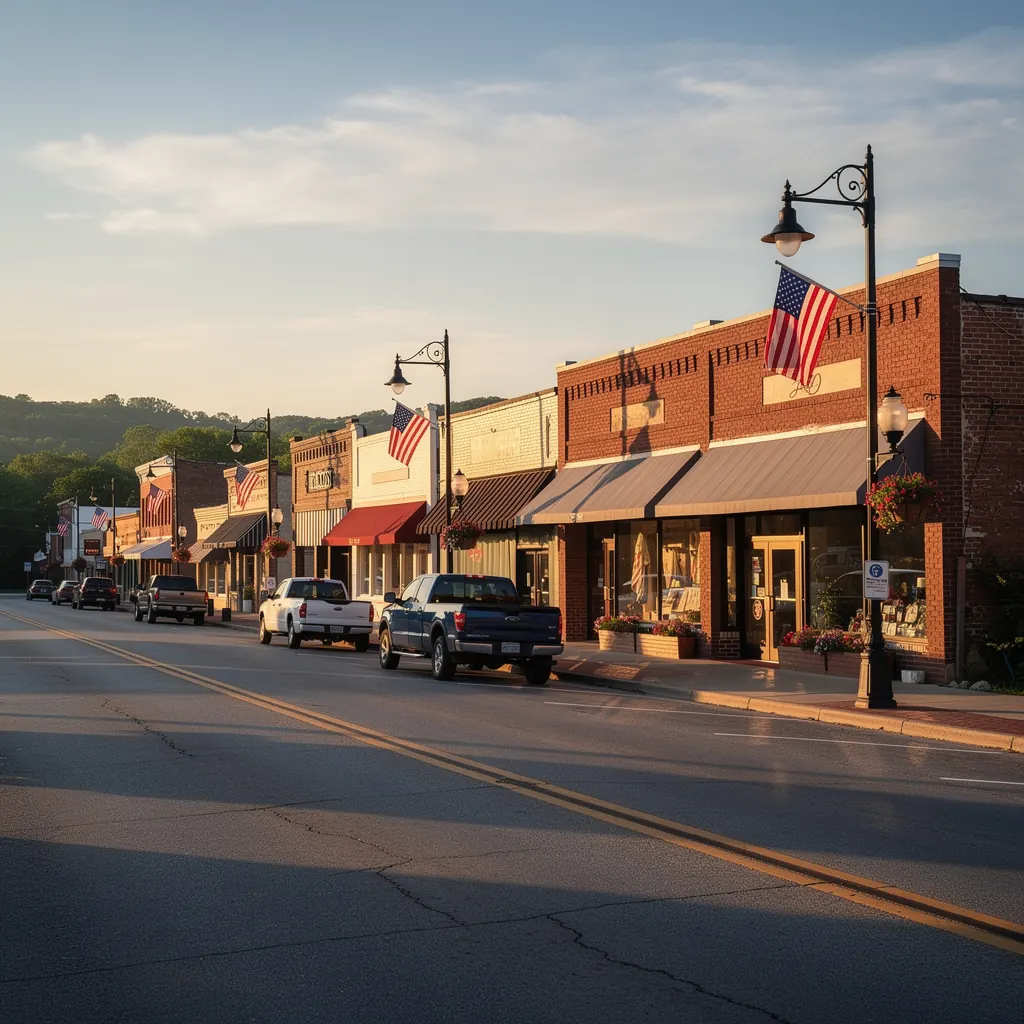North Missouri main street — the community Nathan Willett will represent
